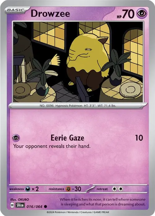 Drowzee card art