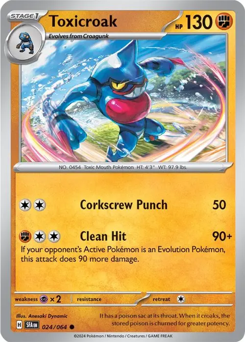 Toxicroak card art