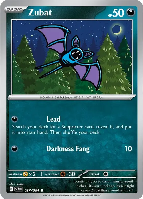Zubat card art