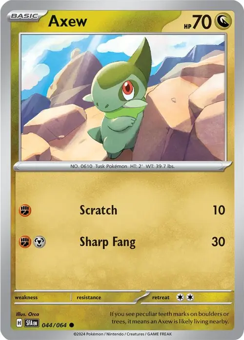 Axew card art