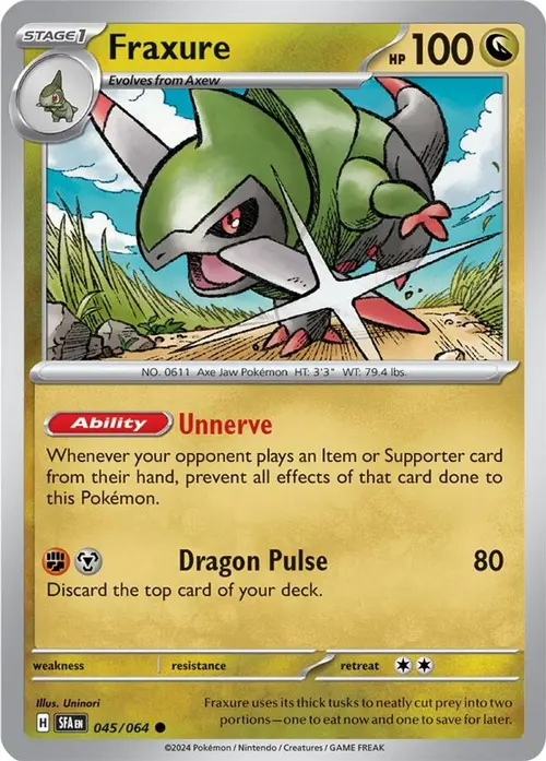 Fraxure - 045/064 card art