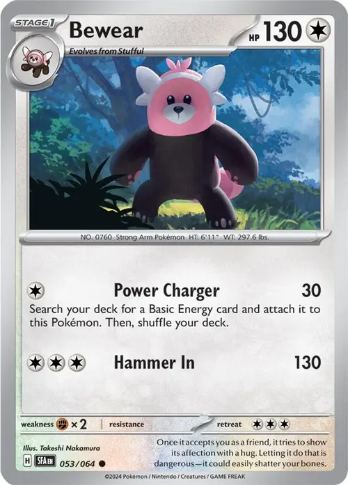 Bewear - 053/064 card art