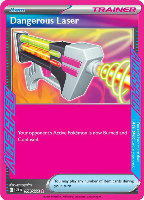 Dangerous Laser card art