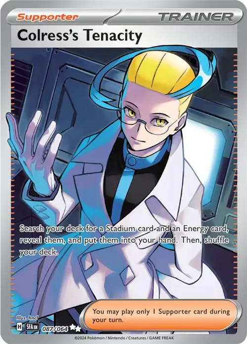 Colress's Tenacity - 087/064 card art