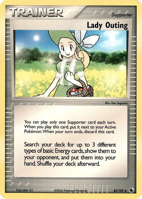 Lady Outing (No E-Reader) card art