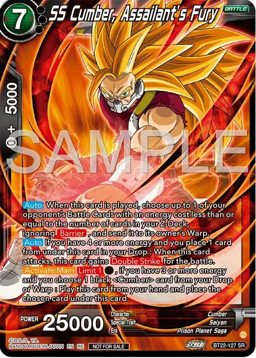 SS Cumber, Assailant's Fury (Deluxe Pack 2024 Vol.2) card art