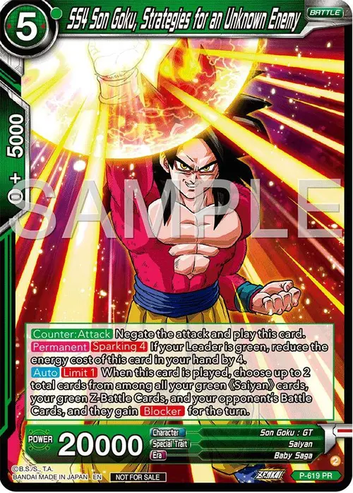 SS4 Son Goku, Strategies for an Unknown Enemy (Deluxe Pack 2024 Vol.2) card art