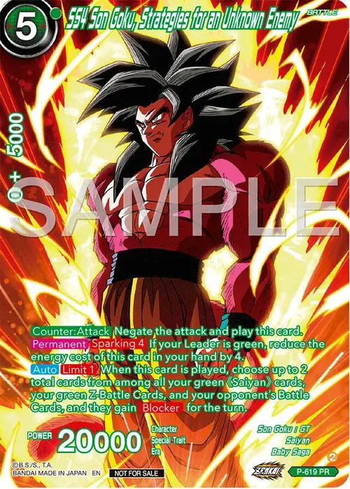 SS4 Son Goku, Strategies for an Unknown Enemy (Full Art) (Deluxe Pack 2024 Vol.2) card art