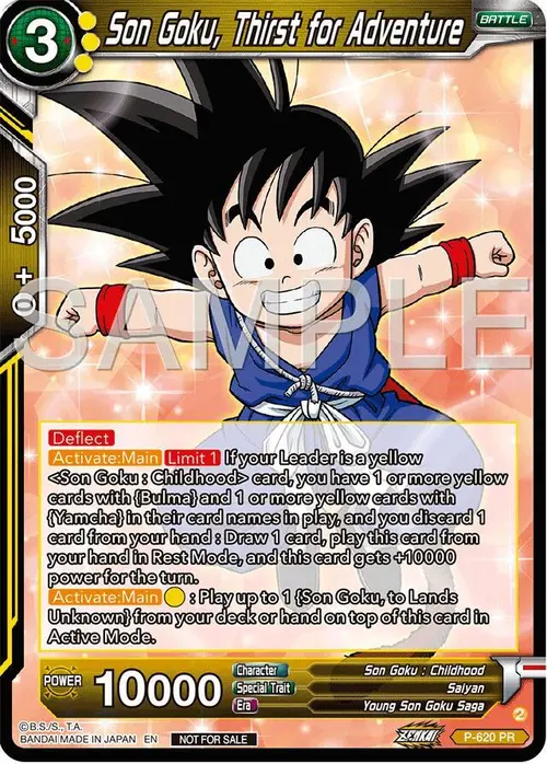 Son Goku, Thirst for Adventure (Deluxe Pack 2024 Vol.2) card art