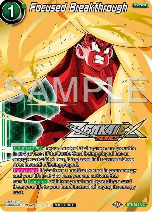 Focused Breakthrough (Event Pack 15) card art