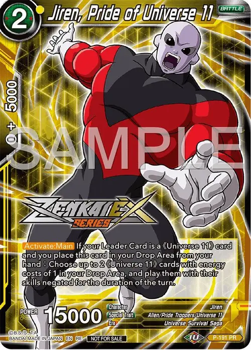 Jiren, Pride of Universe 11 (Event Pack 15) card art
