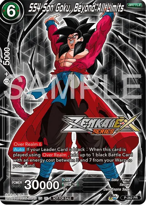 SS4 Son Goku, Beyond All Limits (Event Pack 15) card art