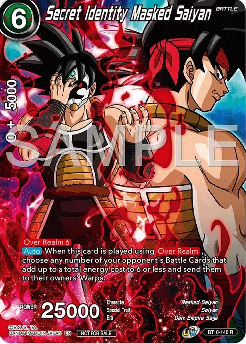 Secret Identity Masked Saiyan (Premium Alt-Art Card Set 2024 Vol.2) card art