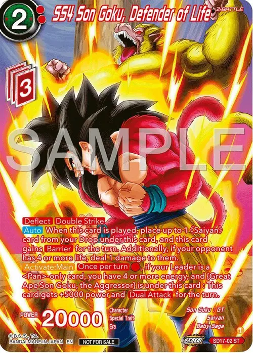 SS4 Son Goku, Defender of Life (Premium Alt-Art Card Set 2024 Vol.2) card art