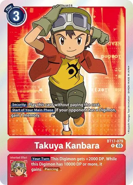 Takuya Kanbara card art