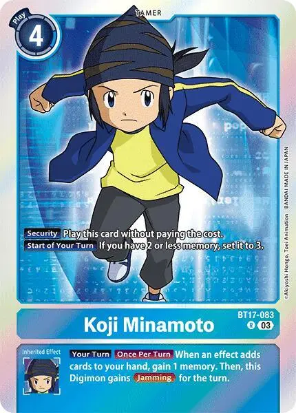 Koji Minamoto card art