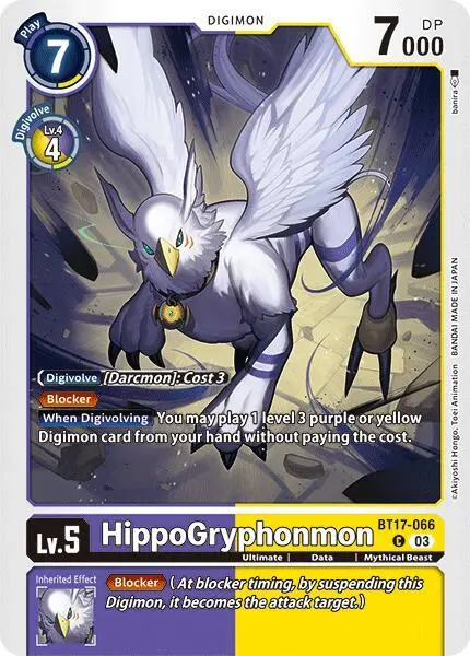 HippoGryphonmon card art