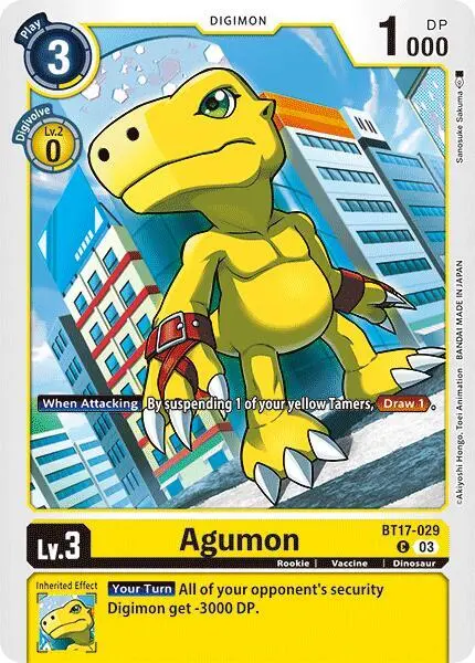 Agumon - BT17-029 card art