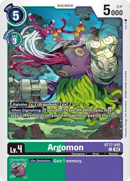 Argomon - BT17-045 card art