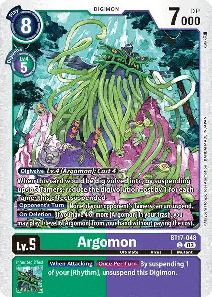 Argomon - BT17-048 card art