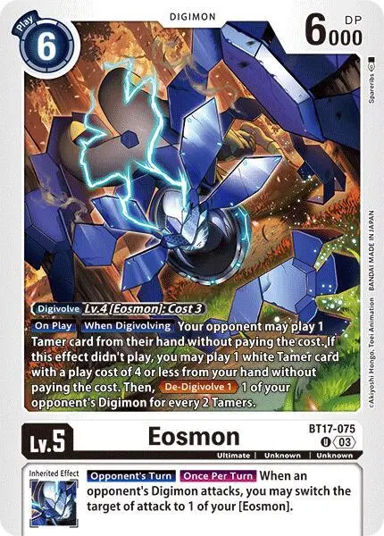Eosmon - BT17-075 card art