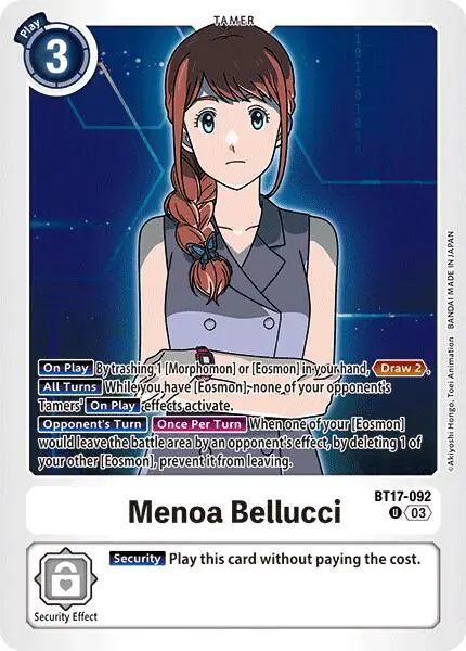 Menoa Bellucci card art