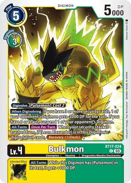 Bulkmon card art