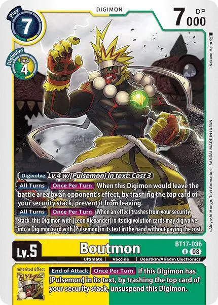Boutmon card art
