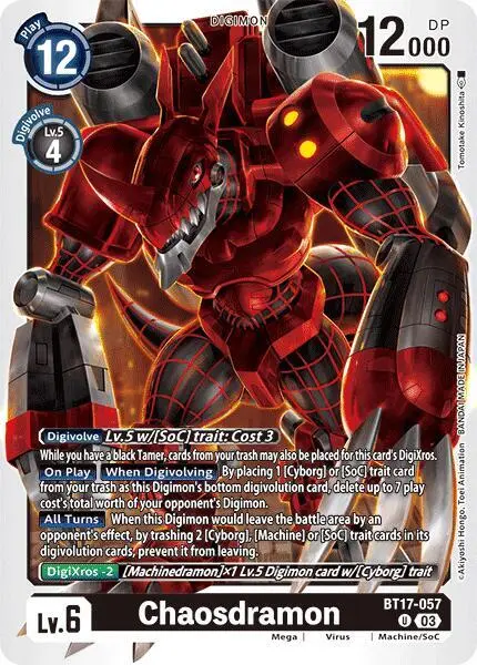 Chaosdramon card art