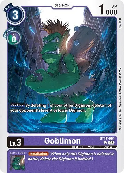 Goblimon card art