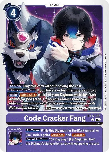 Code Cracker Fang card art