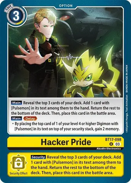 Hacker Pride card art