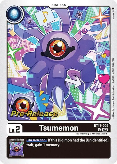 Tsumemon card art