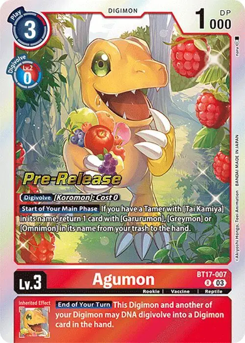 Agumon card art