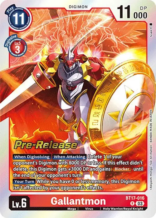 Gallantmon card art