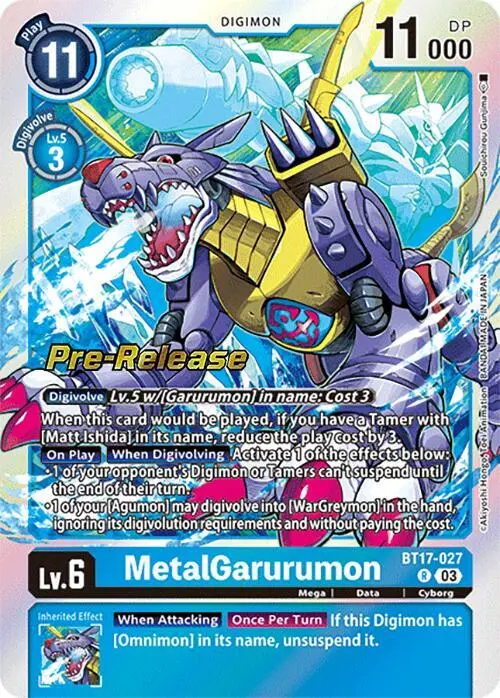 MetalGarurumon card art