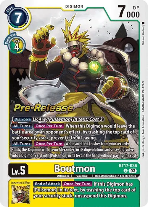 Boutmon card art