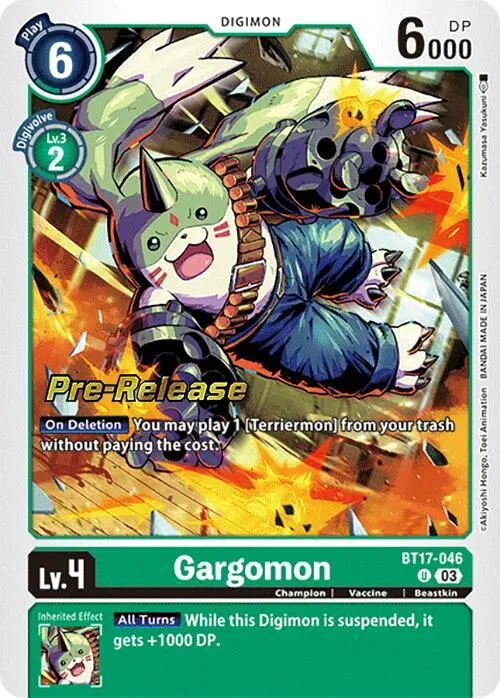 Gargomon card art