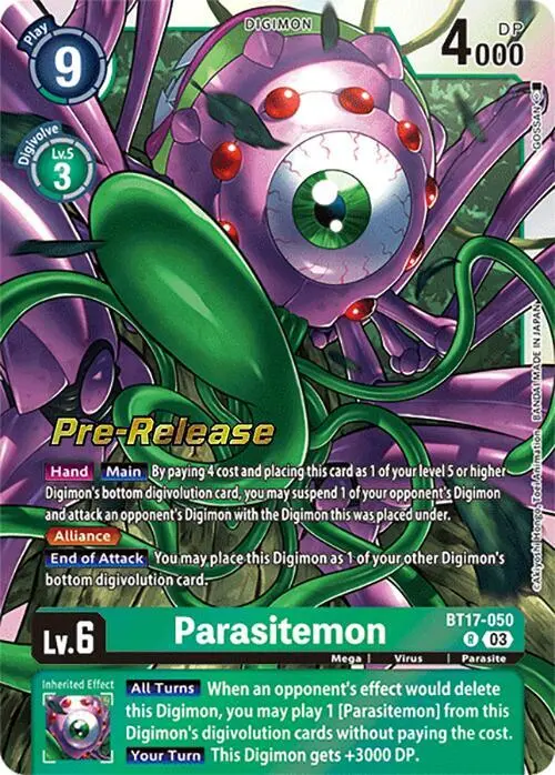 Parasitemon card art