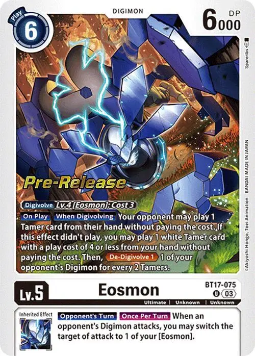 Eosmon - BT17-075 card art