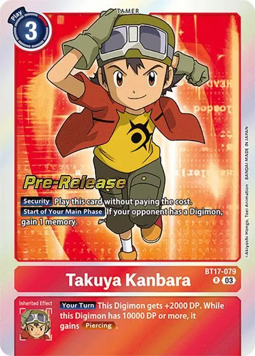 Takuya Kanbara card art