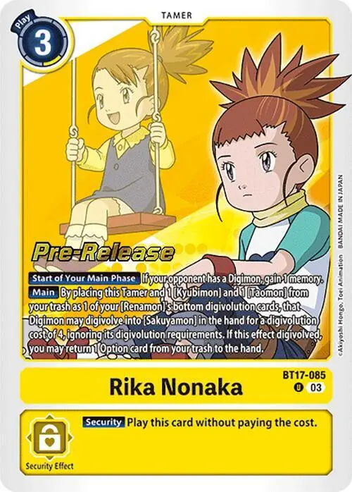 Rika Nonaka card art