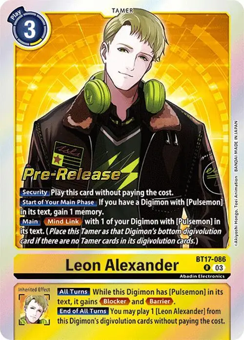 Leon Alexander card art