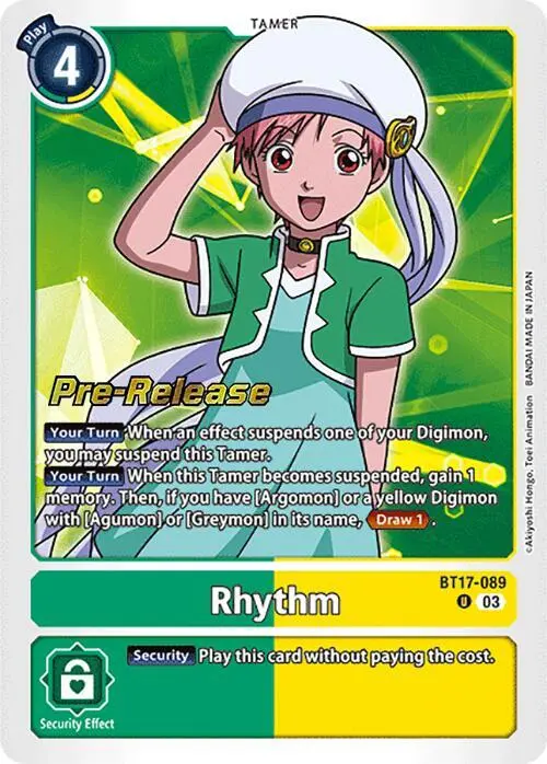Rhythm card art