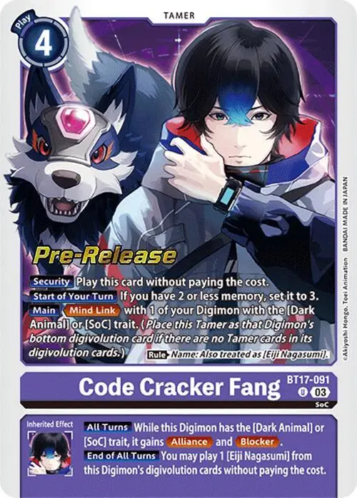 Code Cracker Fang card art