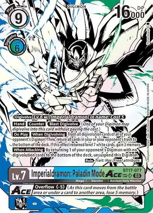 Imperialdramon: Paladin Mode ACE (Textured) card art