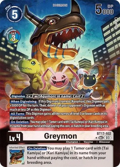 Greymon (Alternate Art) card art