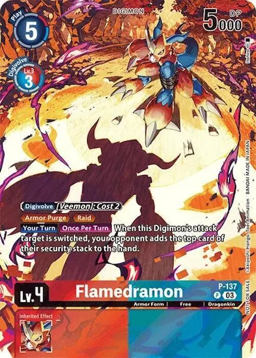 Flamedramon (Update Pack 2024) card art