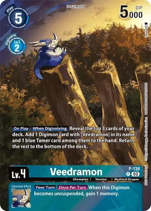 Veedramon (Update Pack 2024) card art