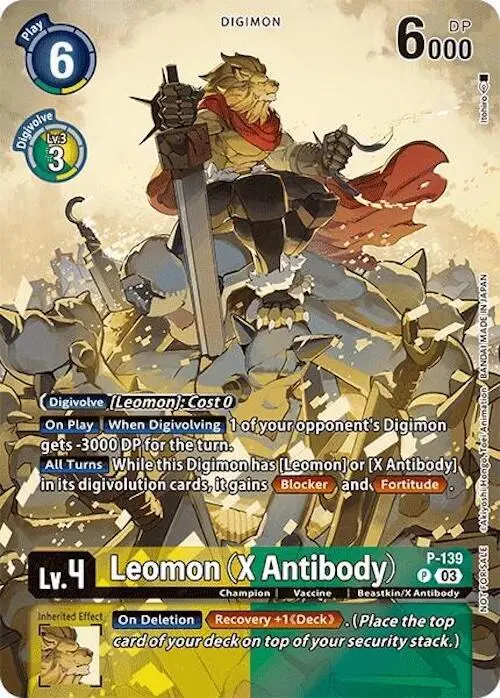 Leomon (X Antibody) (Update Pack 2024) card art